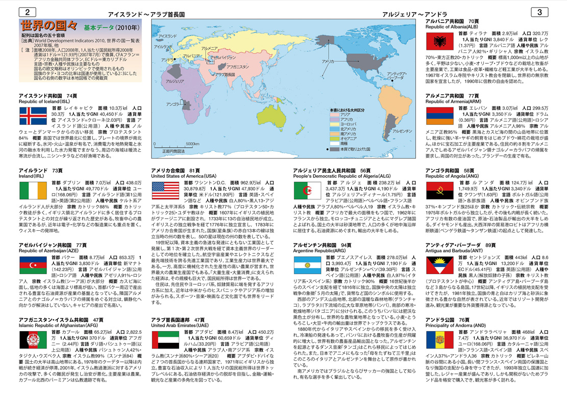 新コンパクト地図帳｜二宮書店